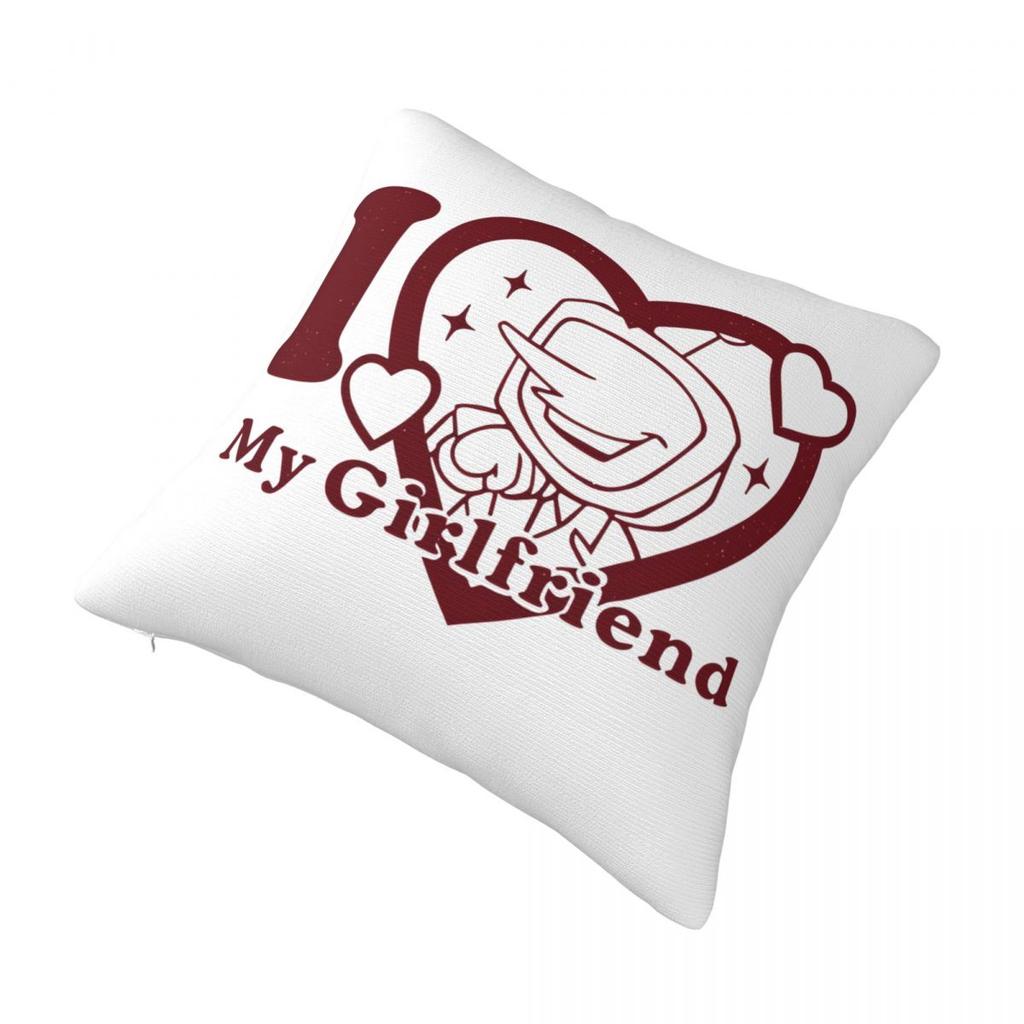 I Love My Girlfriend Mr. Tenna Deltarune Pillowcases Cushion Cover Throw Pillow Cover Y2K Home Decorations Zipper Multi Size