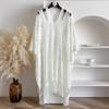 Tassels Bohemian Shawl Plus Size Crochet Top Women Casual Knit Hollow Out Top  Streetwear
