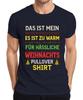 Too Warm For Ugly Christmas Funny Gift Retro Knit Unisexs TShirt