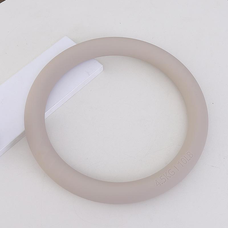 

Smooth Silicone Yoga Weighted Ring for Fitness бежевий
