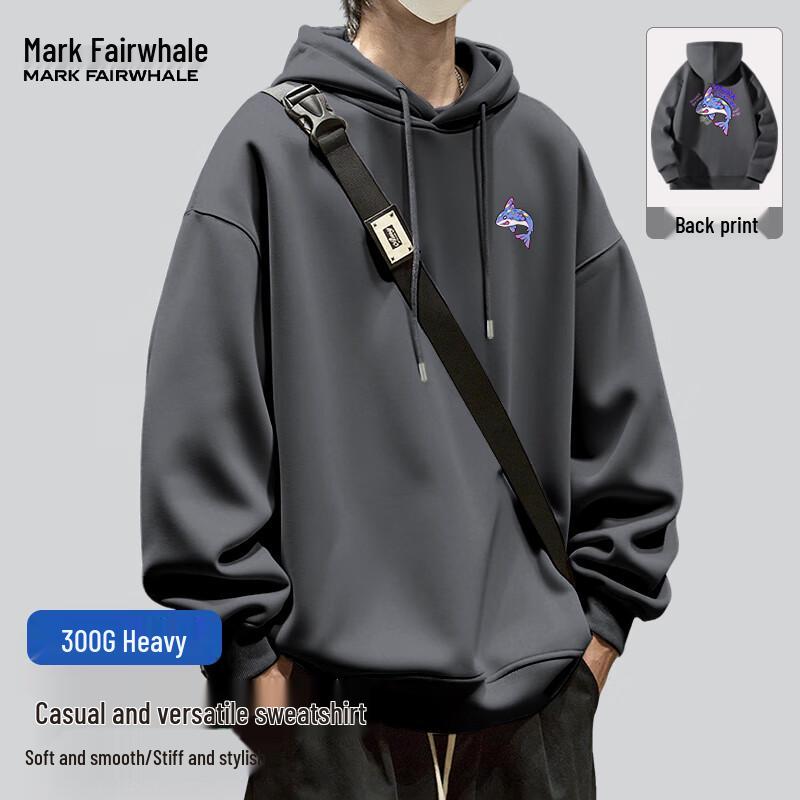 

Mark Fairwhale Men s PMK Graffiti Whale Hooded Sweatshirt 2XL