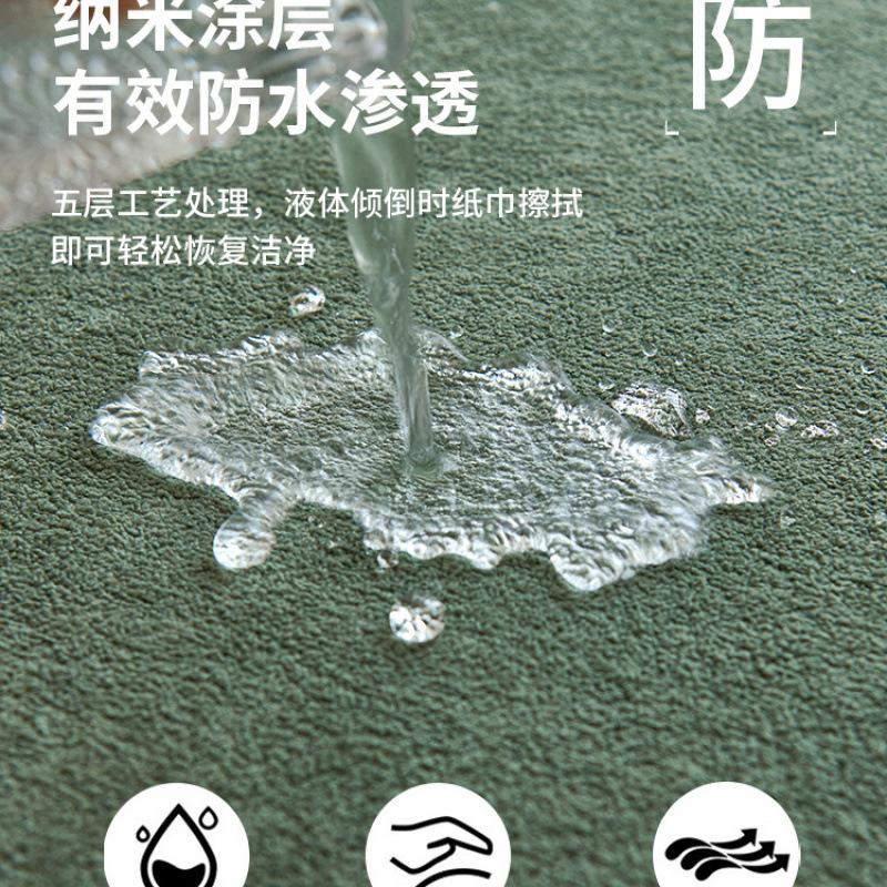 Waterproof Urine-Proof Sofa Cushion, Solid Color, Universal In All Seasons, Non-Slip Seat Cushion, Non-Sticky Fur, Sofa Cover, Anti-Cat Scratch Cover