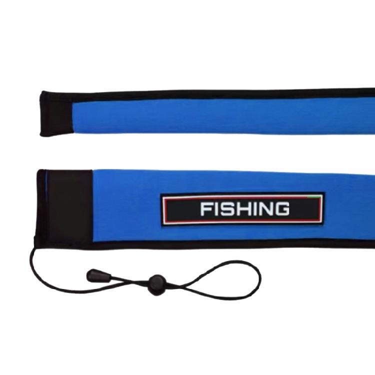 

Fishing Rod Sock Snag Resistant Protective Cover Fishing Rod Cover for Baitcasting Rod Fishing Poles Sleeves синій
