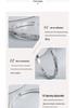 Silver-Plated Bohemian Mobius Strip Cuff Bracelet for Women