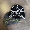 Y2K Print Knitted Hat Autumn And Winter Street  Unisex Warm Personal Versatile  Niche Beanies