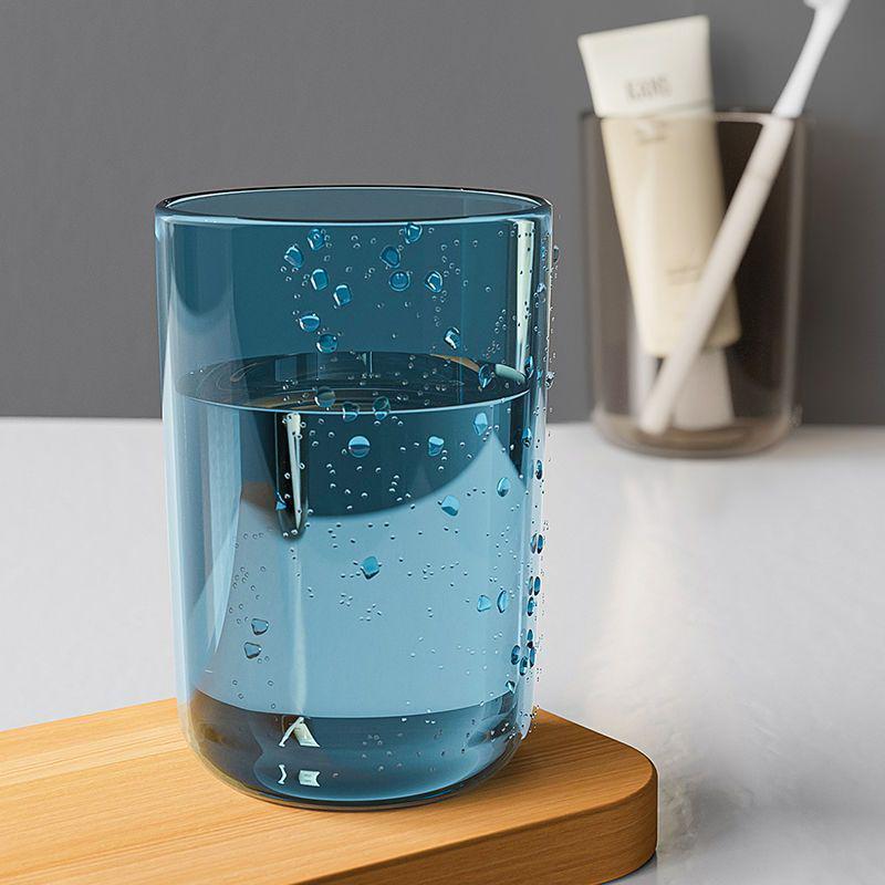 

Luxury Transparent Mouthwash Cup & Toothbrush Holder Set for Families & Couples 290ML