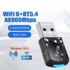 900Mbps USB Network Card WiFi 6 Wireless WiFi Receiver Bluetooth 5.4 Adapter  Wireless Network