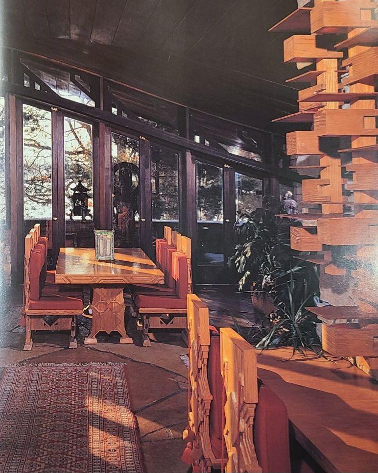[USED] Foreign book "THE WRIGHT STYLE" Frank Lloyd Wright's interior