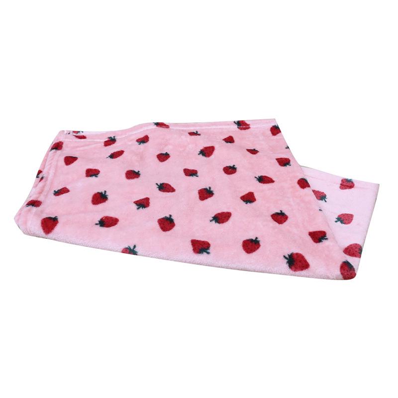 Double-Sided Fleece Blanket for Small/Medium Dogs & Cats - Cozy & Warm
