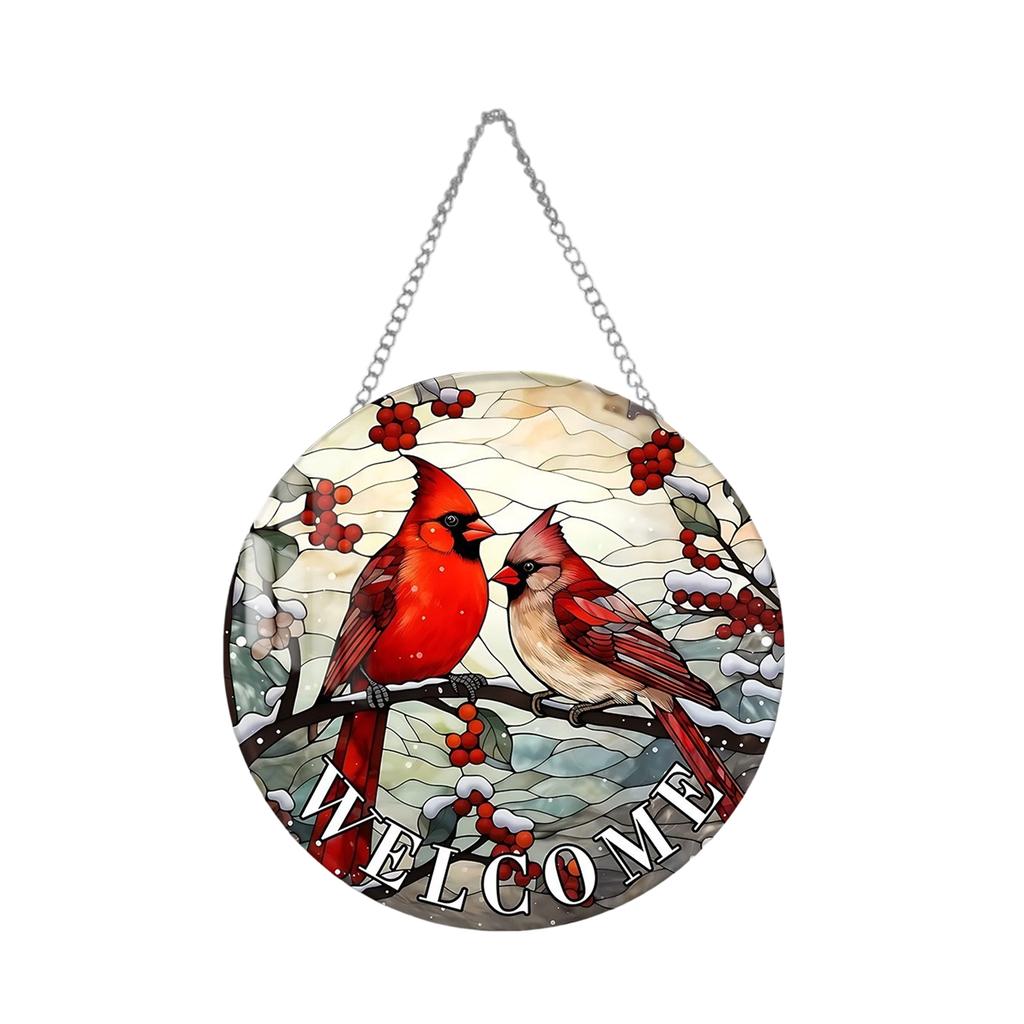 Window Decorations– Acrylic Hanging Ornament For Door & Window, Decorative Accents For Yard & Courtyard, Holiday & Everyday Gift