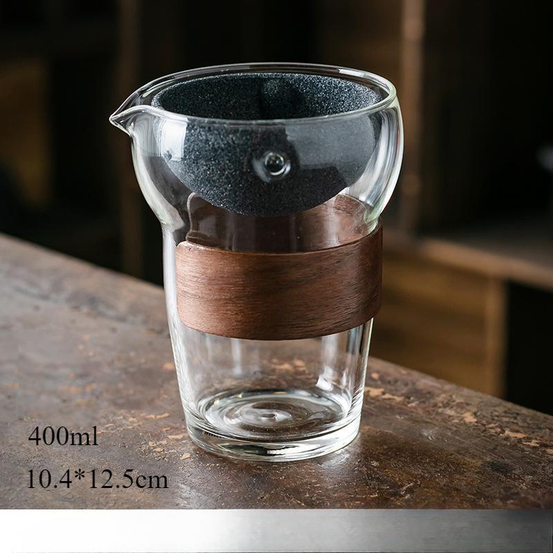Nano-Keramik, nicht poröser Filter, Teesieb, hitzebeständiges Glas, faire Tasse, Kung-Fu-Teeset, Teespender, Haushalts-Teekanne