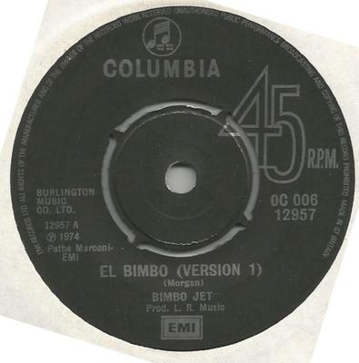 7inch Record BIMBO JET - El Bimbo 0C00612957 Columbia 1974 UK Dance & Electronica Used
