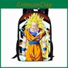 Mochila Escolar Dragon Ball para Meninos Com Design Leve e Estampa de Desenho Animado Para Uso Escolar