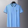 TrendHub Polo Shirt Men New High Quality Cotton Mens Short Sleeve Solid Color Embroidery Casual Polo Shirt