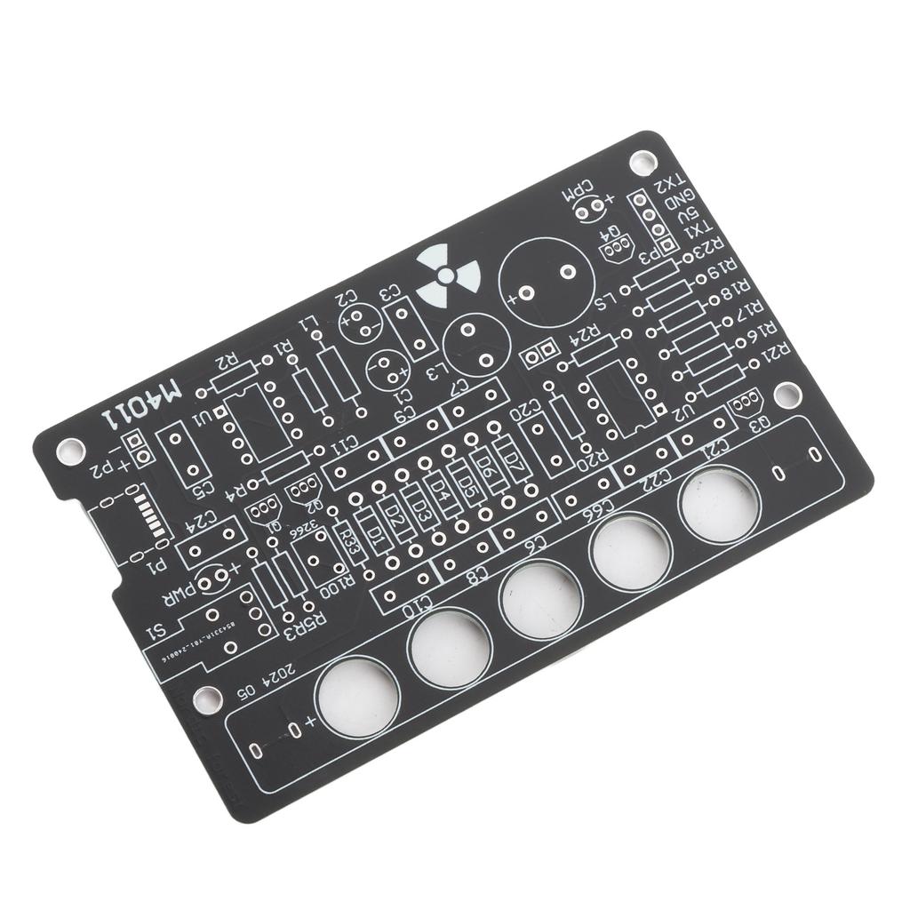 Zestaw części licznika Geigera DIY Moduł detektora promieniowania jądrowego Niezmontowane narzędzie Czarny