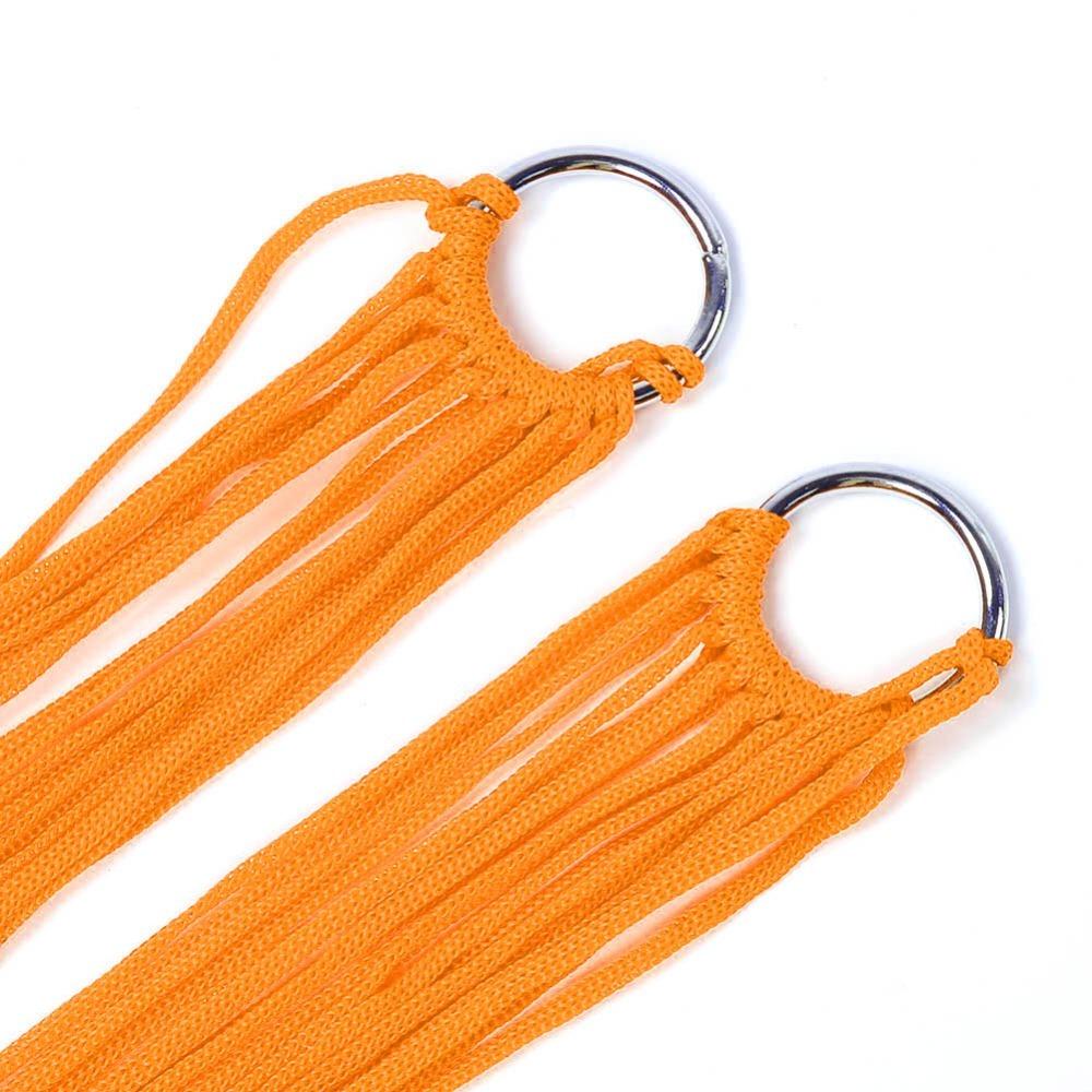 

Colorful Nylon Mesh Hammock Strong Load-Bearing Capacity Swing Hanging Rope Hammock Traveling