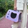 Portable Pet Carrier Bag for Small Dogs Cats Outdoor Foldable Cat Bag Breathable Cat Shoulder Bag Kitten Carrying Bag