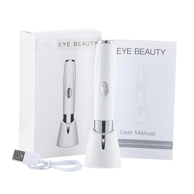 

Eye Massager with Vibration - Heated Beauty Pen for Dark Circle Treatment, Wrinkle Reduction & Facial Serum Absorption білий