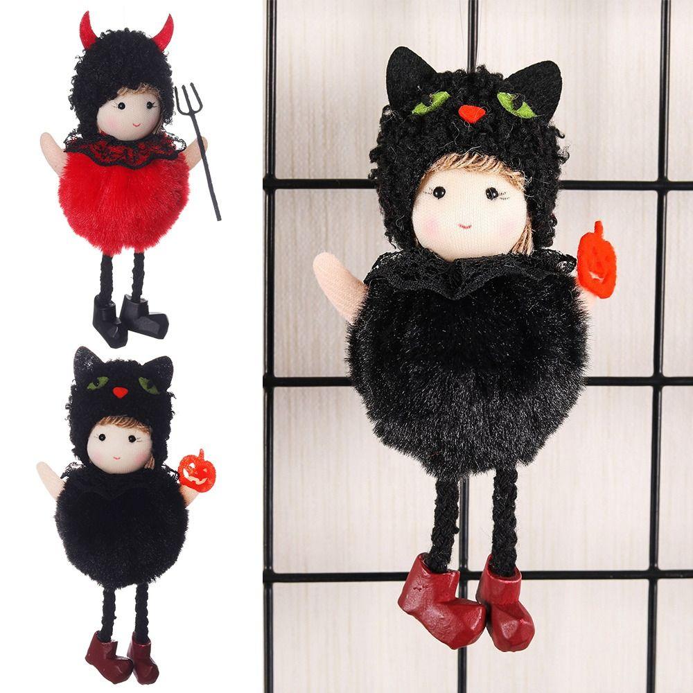 

Фестиваль призраков, ведьма, черный кот, куклы, подвесной кулон на Хэллоуин, декор ужасов, реквизит, декор на Хэллоуин