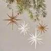 Gold Exploding Star Hanging Ornament Christmas Tree Pendants 2026 Christmas Home Decoration 2026 New Year Party Gifts