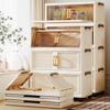 Folding Multi-Layer Plastic Storage & Wardrobe Cabinet for Kids and Households
