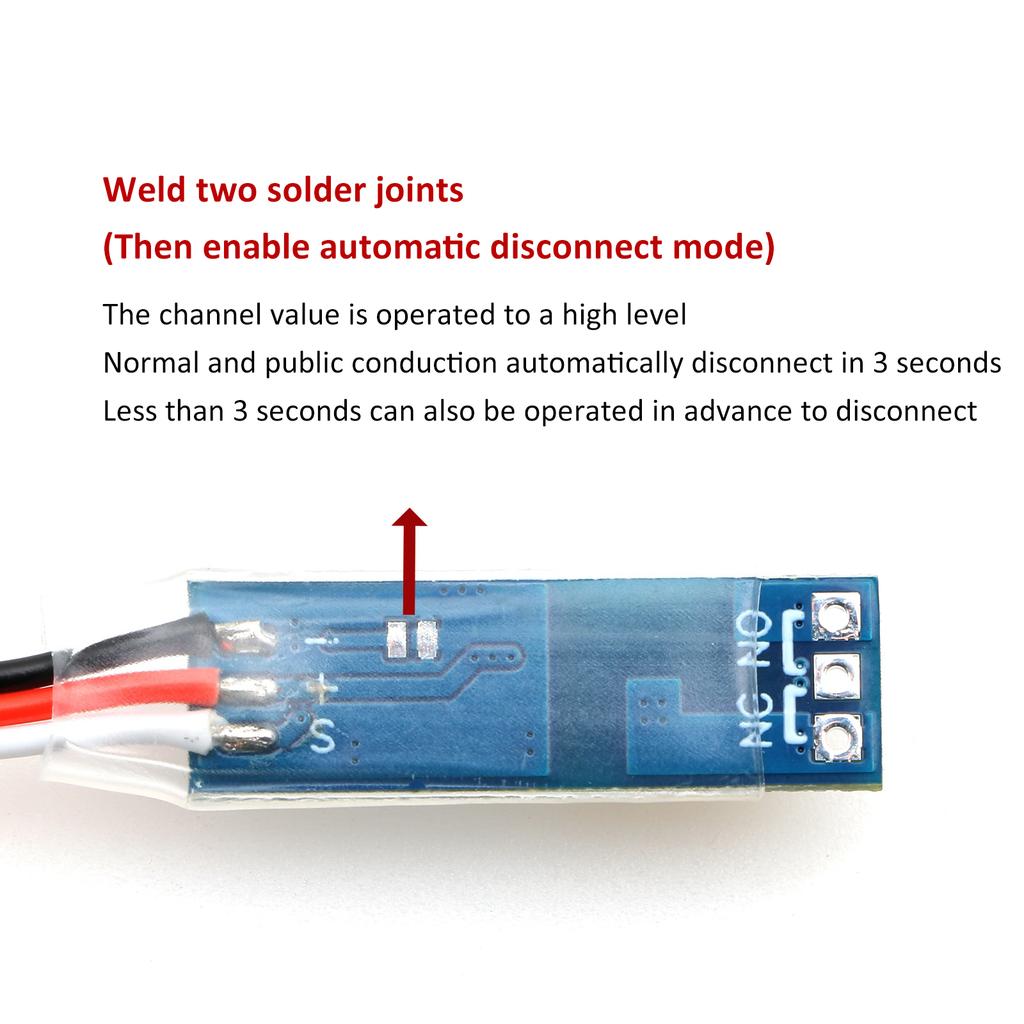 PWM relé kapcsoló 30V 2A elektronikus vezérlő modul barkács modell Univerzális be-ki FPV távirányítóhoz