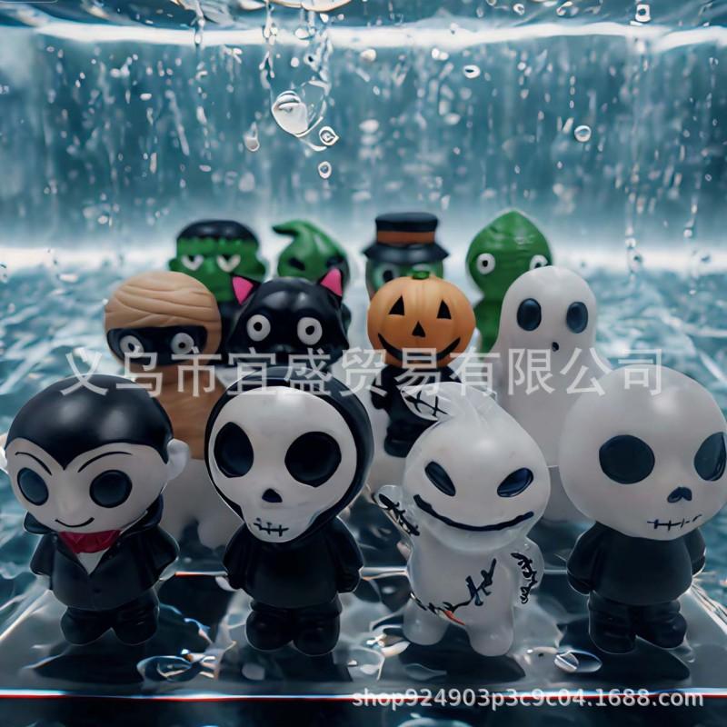 2025 Halloween Ghost Figurine Resin Craft Home Garden Decor Spooky Zombie Doll
