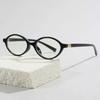 Y2K Style Oval Frame Full Rim PC Polycarbonate Eyeglasses Anti Blue Light Simple for Men Women Daily Casual Office