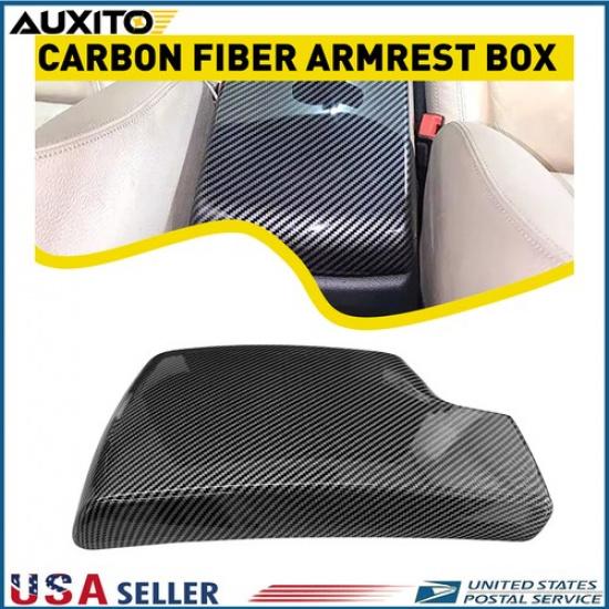 

Carbon Fiber Interior Console Armrest Lid Cover Trim for BMW 3er E90 E92 E93 N