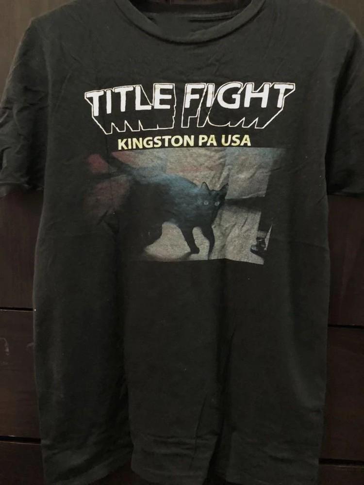 

Title Fight Kingston Кот Забавная Коллекция Хлопковая Футболка S - 5XL AD615 Унисекс Футболка S