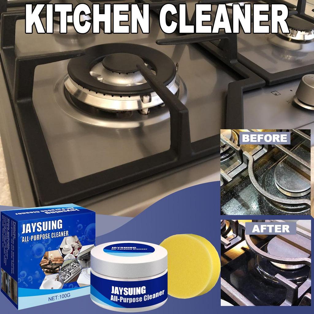 Kitchen Heavy Oil Cleaning Cream Cleaning Pot and Bowl Rust Remover Multipurpose Fabric Wood Floor Cleaning Cream