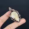 Fossil Coral 999 Copper Wire Wrapped Pendant Handmade Gemstone Jewelry, Gifts For Wife Brand New Jewelry Pendant