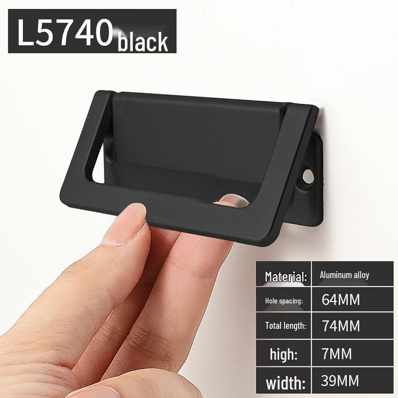 Moderner europäischer Stil, unsichtbarer Schrankgriff ohne Bohren