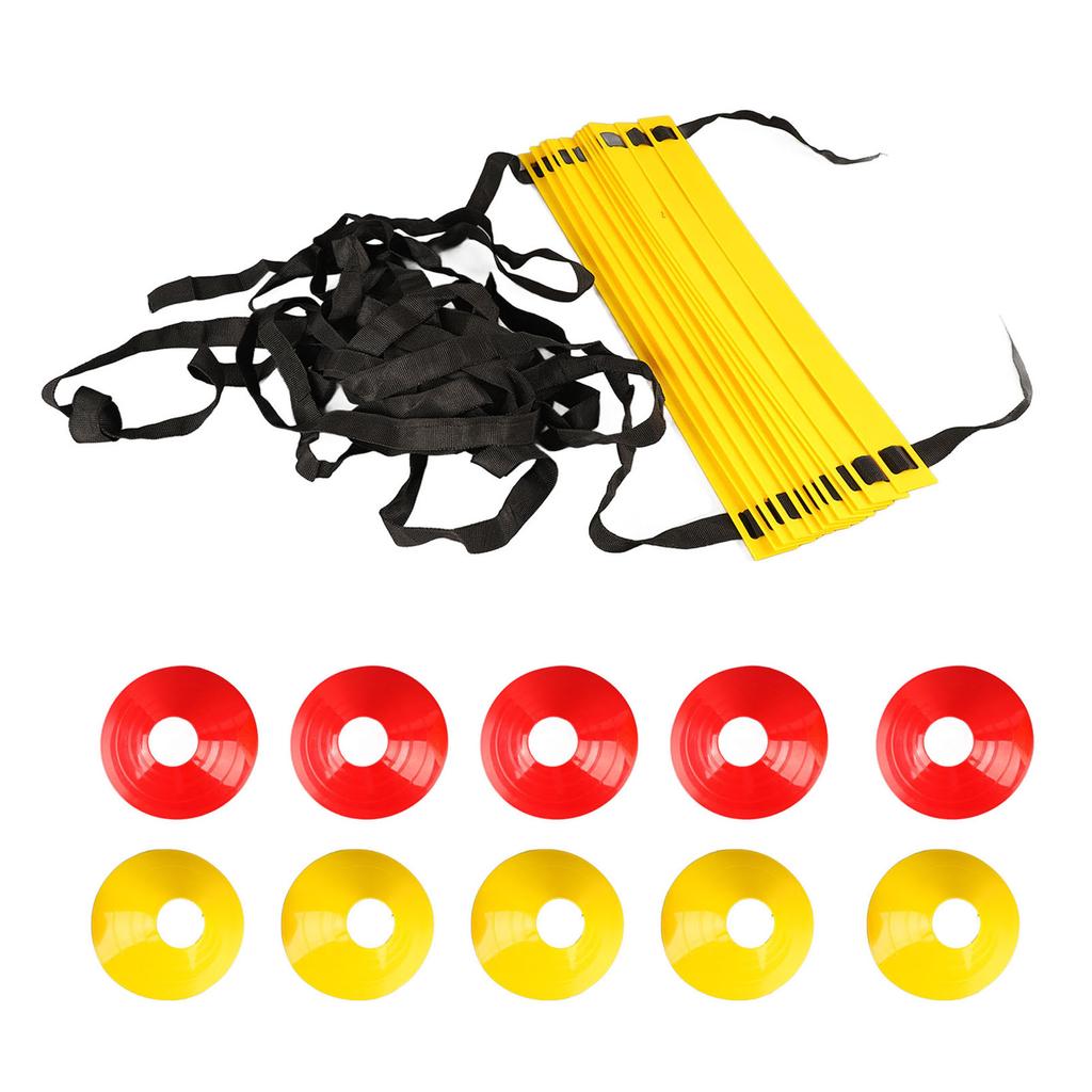 Speed Agility Train Kit Agility Football Ladder Soccer Cones Training Equipment with Bag