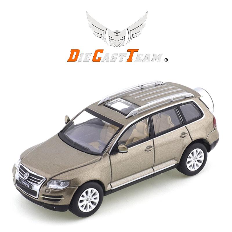 W127SHADOW / DCT 1/64 Volkswagen Touareg R50 Car Alloy Toys Motor Vehicle Diecast Metal Model Kids Xmas Gift Toys for Boys
