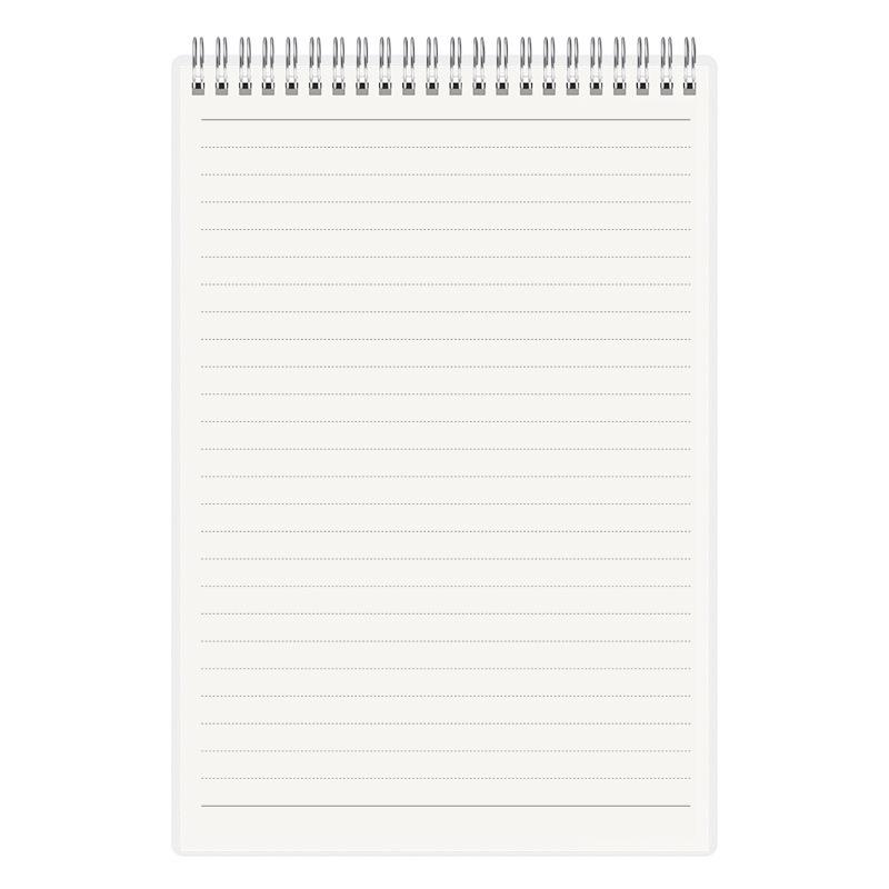 A4 kroužkový zápisník s překlápěcími listy - Linkovaný, Čtverečkovaný, Prázdný - Ideální pro studenty