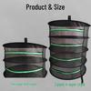 Foldable 4-Layer Herb Drying Rack and Net
