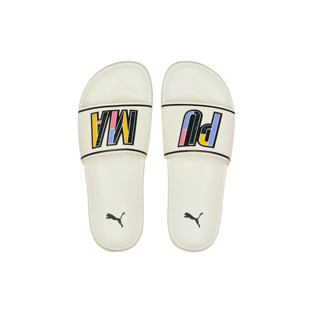 Puma Leadcat 2.0 Comfortable Rubber Sole Slide Sandals Unisex Sandals Yellow 387514-02