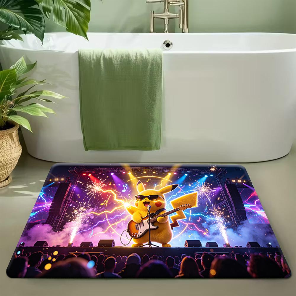 

Pokemon Pixel Lucario Forest Print Non-Slip Floor Mat Doormat 40cm x 60cm