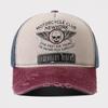 Skull Print Snapback Hats Bones Sun Visors 2024 Punk Motorcycle Cap  for Men Women
