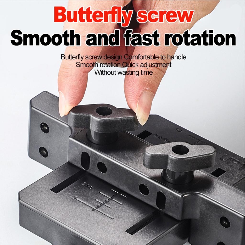 Clemă de instalare a cadrului dulapurilor de podea Mini braț de susținere din plastic ABS Diga de montare a ușii dulapului multifuncțional pentru instalarea ușii ascunse