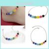 Elegant Fashion Stone Beach Boho Ankle Barefoots Bead Foot Bracelet With Amethyst Chain