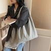 Summer Plaid Large-Capacity Women's Tote Bag - Lightweight, Artistic, Versatile Handbag for Daily Commute