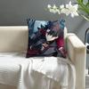 Genshin Impact Wriothesley Pillow Case Sofa Decorative Home Double-Sided Print Plush Square Throw Pillow Covers Cushion Decor
