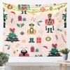 Pink Nutcracker Tapestry Christmas Wall Art for Living Room Bedroom Xmas Cute Wall Hanging Blanket Home Decor Small 70x100