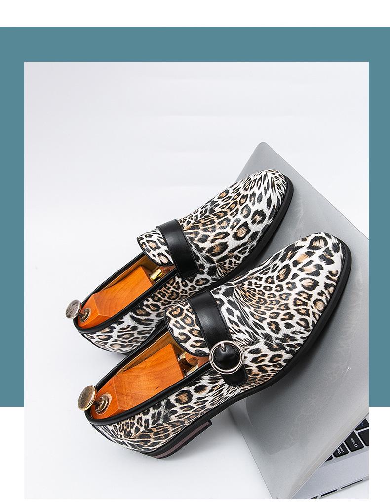 Men's British Style Slip-on Leather Loafers: Formal Casual Pointed Toe Shoes