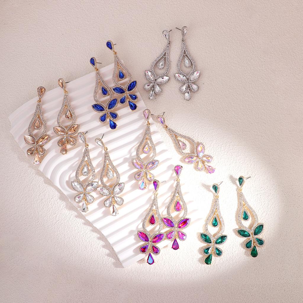 Earrings for Women Classic Water Drop Earrings Accessible Luxury Dinner Style Jewelry Exaggerated Tassel Earrings
