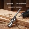 2-Piece Anti-Drop Spring-Loaded Screw Fixing Drill Bit Tool