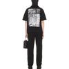 Off-White Ss23 Pattern Printed Stretch Cotton Short Sleeve T-Shirt Men Tops Black OMAA120F23JER0051001