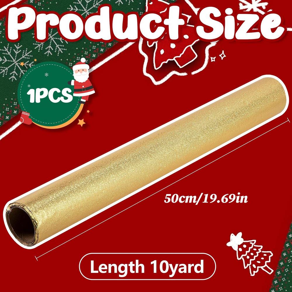 

Flower Pot Wrappers 10-Yard Gold Bouquet Wrapping Paper Waterproof Floral Foil For Plant Pots For Christmas Birthday Wedding золотий